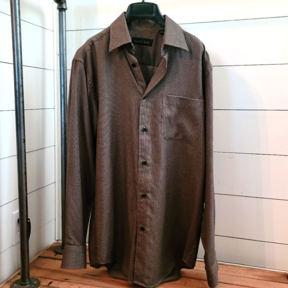 Mens Kenneth Robert's Medium Dress Shirt